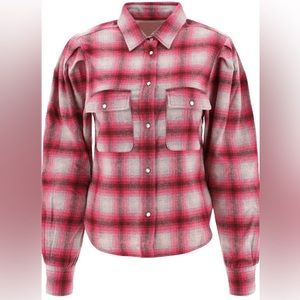 Isabel Marant plaid shirt